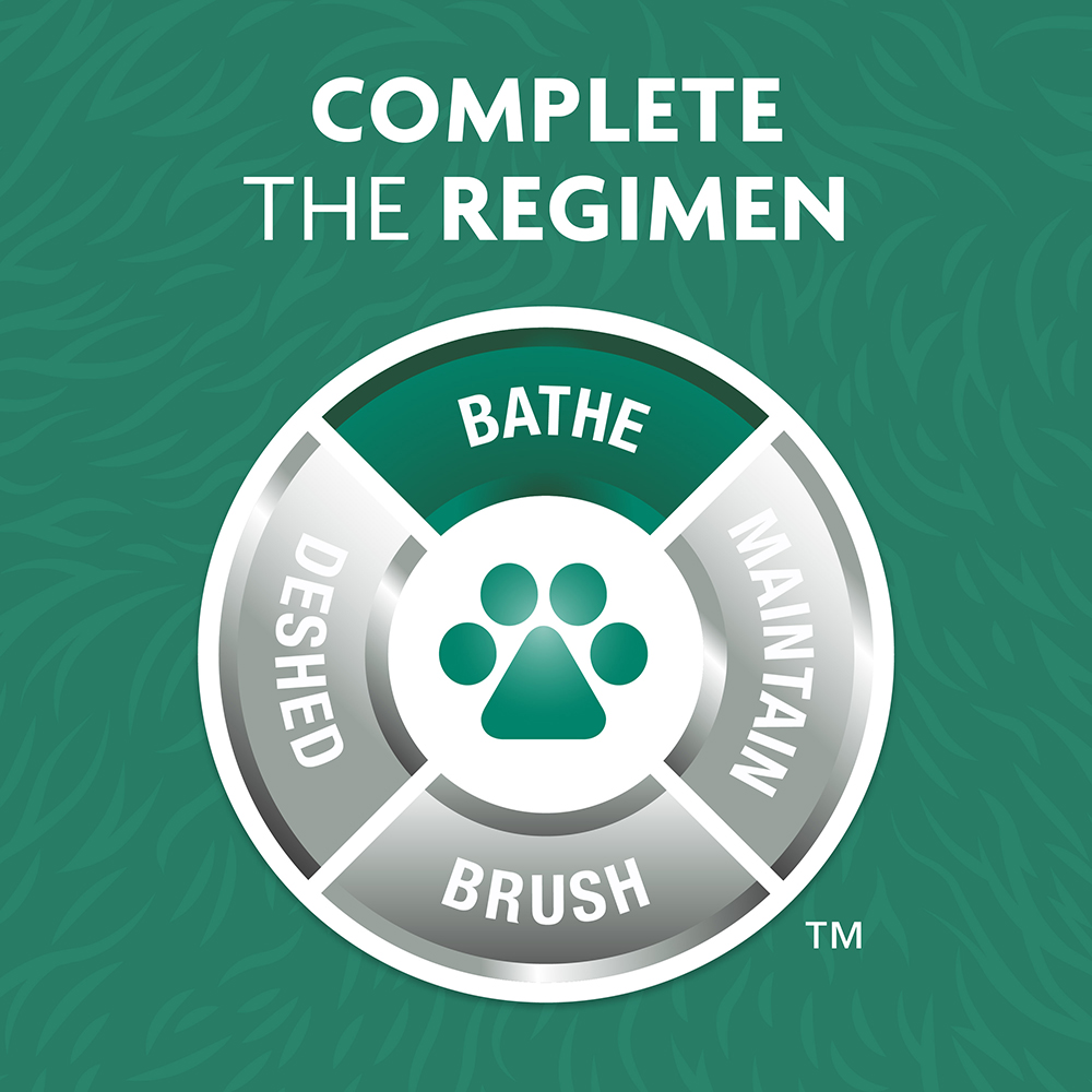 FURminator Bathing Brush For Dogs And Cats Loosens Pet Hair For Easier Penetration of Shampoo And Conditioner 1 Count FURminator